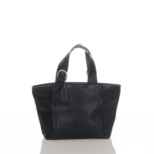 コーチ 4133 ブラック レザー ハンドバッグ レディース COACH 【中古】