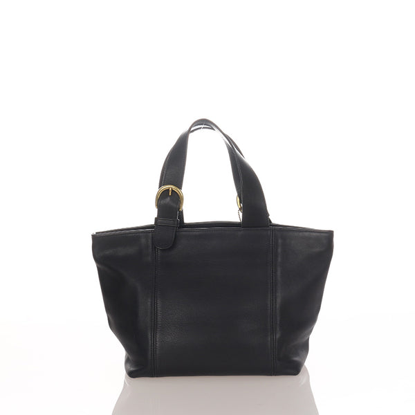 コーチ 4133 ブラック レザー ハンドバッグ レディース COACH 【中古】