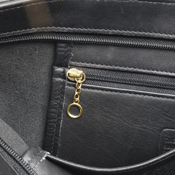 コーチ 4133 ブラック レザー ハンドバッグ レディース COACH 【中古】