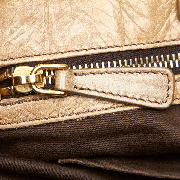 ミュウミュウ ベージュ レザー ハンドバッグ ショルダーバッグ 2WAY レディース MIUMIU 中古