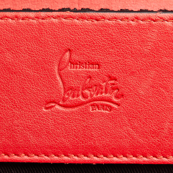 クリスチャンルブタン スパイクスタッズ ブラック レザー リュック バックパック  メンズ Christian Louboutin 【中古】