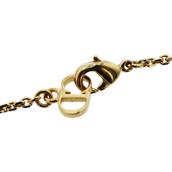 クリスチャンディオール ゴールド メッキ クレール ディー リュヌ ブレスレット レディース Christian Dior 【中古】