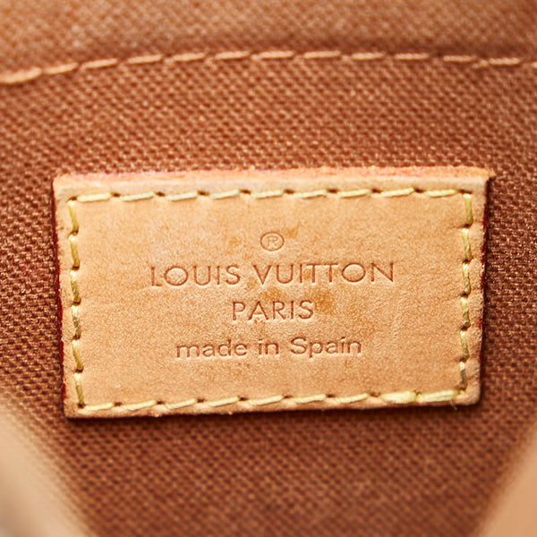 ルイ ヴィトン モノグラム オデオンPM 斜め掛け ショルダーバッグ  M56390 ブラウン PVC レザー レディース LOUIS VUITTON 【中古】