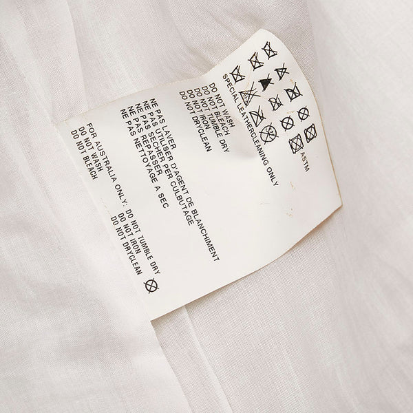ジルサンダー ミディアム トレンチコート その他アウター ホワイト レザー レディース JIL SANDER 【中古】