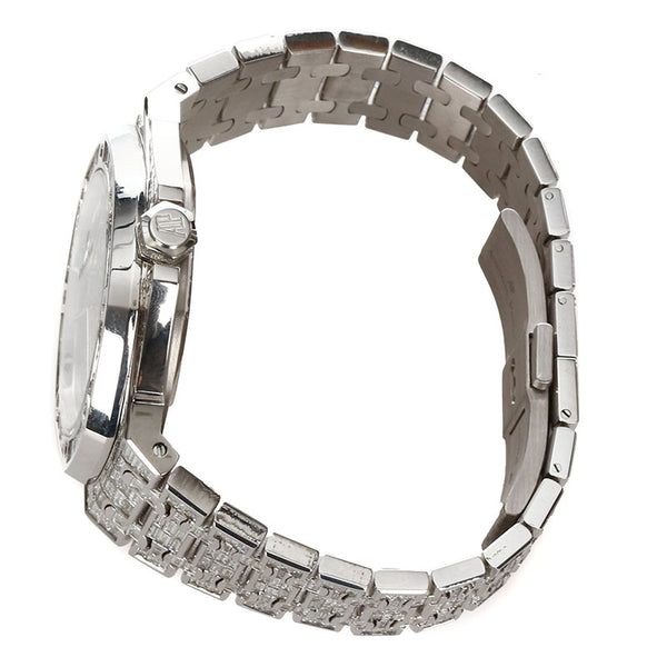 オーデマ ピゲ ロイヤルオークオフショア 15130BC.ZZ.8042BC.01 ホワイトゴールド ダイヤモンド 腕時計 メンズ AUDEMARS PIGUET 自動巻き 全面ダイヤ文字盤 【中古】