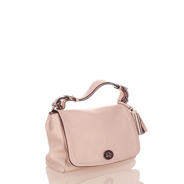 コーチ レガシー ロミー ハンドバッグ ショルダーバッグ２WAY 22383 ピンク レザー レディース COACH 【中古】