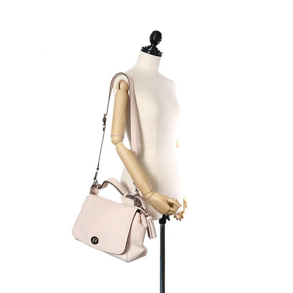 コーチ レガシー ロミー ハンドバッグ ショルダーバッグ２WAY 22383 ピンク レザー レディース COACH 【中古】