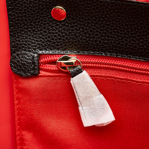 コーチ ブラック レザー トートバッグ レディース COACH 【中古】