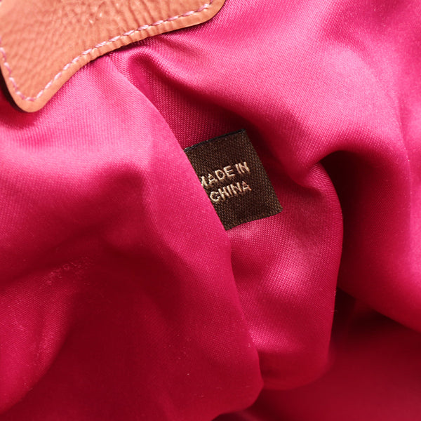 コーチ シグネチャー POPPY 15316 ピンク キャンバス レザー ショルダーバッグ トートバッグ レディース COACH 【中古】