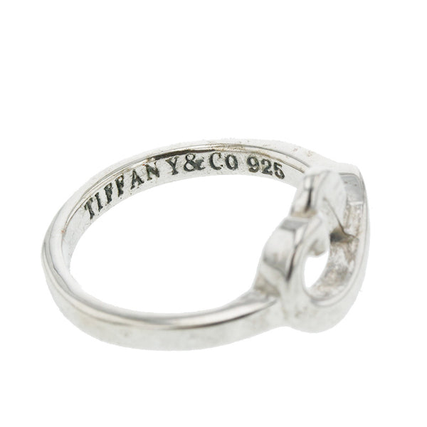 ティファニー SV925 シルバー ラビングハート リング 指輪 レディース TIFFANY&Co. 14号 【中古】