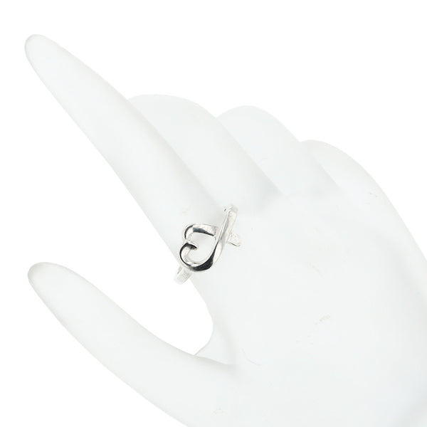 ティファニー SV925 シルバー ラビングハート リング 指輪 レディース TIFFANY&Co. 14号 【中古】