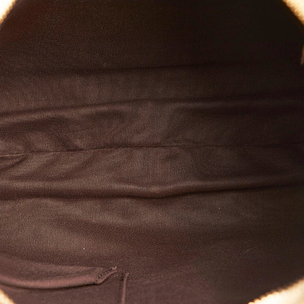 グッチ GGキャンバス ワンショルダーバッグ ブラウン ホワイト キャンバス レザー レディース GUCCI 【中古】