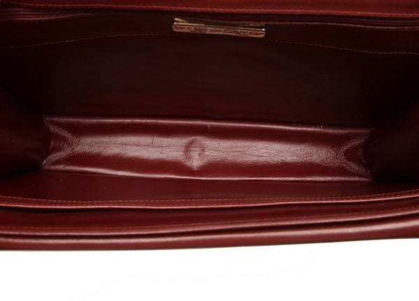 カルティエ ボルドー レザー ショルダーバッグ CARTIER レディース 中古