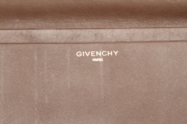 ジバンシー 札入れ ブラウン レザー 長財布 メンズ Givenchy 中古