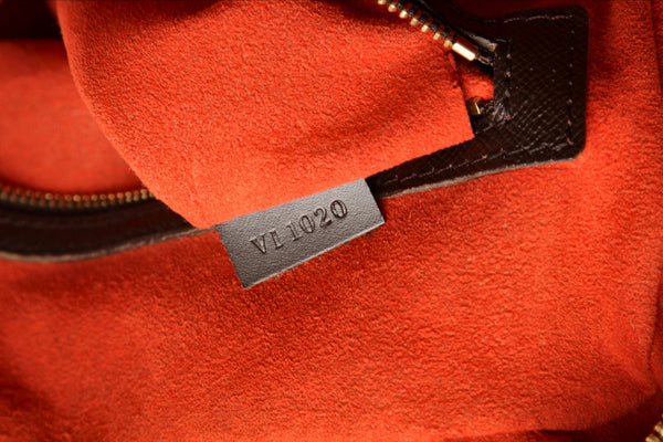 ルイ ヴィトン ダミエ ブレラ N51150 ブラウン 茶 レザー トートバッグ LOUIS VUITTON レディース 中古
