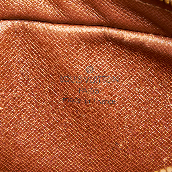 ルイ ヴィトン モノグラム サンジェルマン 28 M51207 ブラウン PVC レザー ショルダーバッグ レディース LOUIS VUITTON 中古