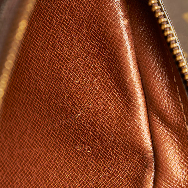 ルイ ヴィトン モノグラム サンジェルマン 28 M51207 ブラウン PVC レザー ショルダーバッグ レディース LOUIS VUITTON 中古