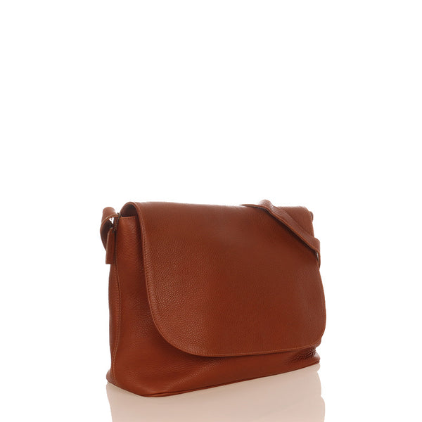 コーチ メッセンジャーバッグ 3213－215 ライトブラウン レザー 斜め掛け ショルダーバッグ メンズ COACH 【中古】