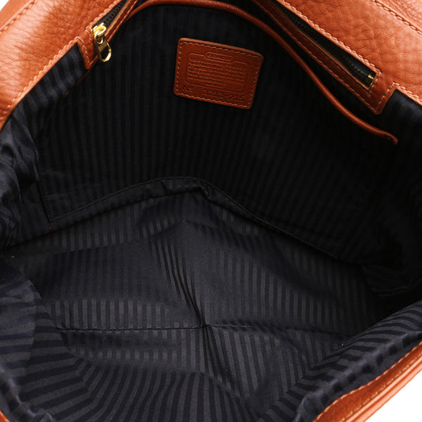 コーチ メッセンジャーバッグ 3213－215 ライトブラウン レザー 斜め掛け ショルダーバッグ メンズ COACH 【中古】