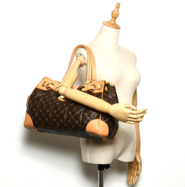 ルイ ヴィトン モノグラム エトワール ブラウン 茶 PVC レザー ショルダーバッグ レディース LOUIS VUITTON 中古