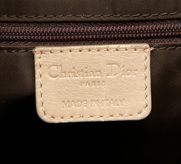 ディオール ベージュ レザー ショルダーバッグ レディース Dior 中古