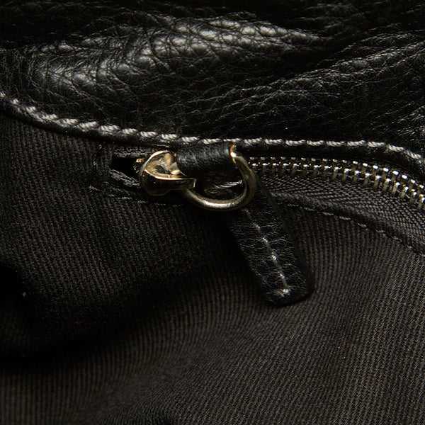 クロエ パディントン ブラック レザー ハンドバッグ レディース Chloe 【中古】