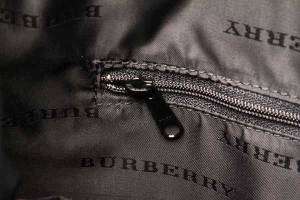 バーバリー ノバチェック ベージュ キャンバス レザー トートバッグ レディース BURBERRY 中古