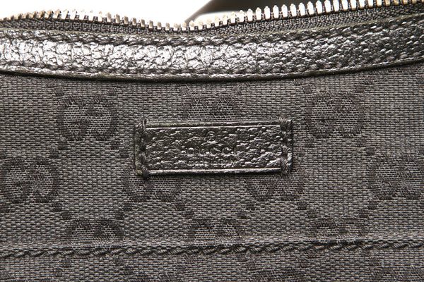 グッチ GGキャンバス 114272  ブラック 黒 キャンバス 肩掛け ショルダーバッグ レディース GUCCI 中古