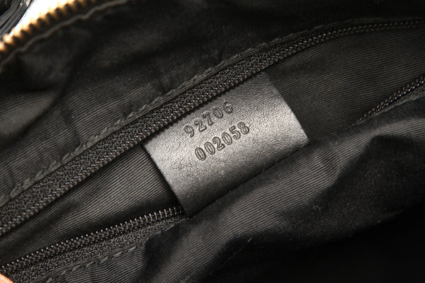 グッチ GGキャンバス 92706 ブラック 黒 キャンバス レザー ショルダーバッグ レディース GUCCI 中古
