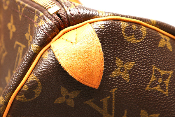 ルイ ヴィトン モノグラム キーポル50 M41426 ブラウン 茶 PVC レザー ボストンバッグ ユニセックス LOUIS VUITTON 中古