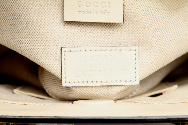 グッチ GGマーモント 443089 ホワイト レザー ショルダーバッグ レディース GUCCI 中古