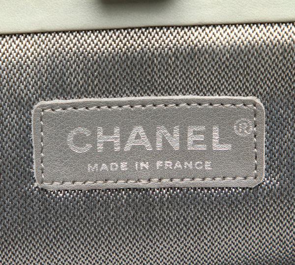 シャネル グリーン ラムスキン クラッチバッグ CHANEL レディース 中古