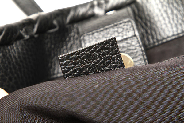 グッチ バンブータッセル 354665 ブラック レザー トートバッグ レディース GUCCI 中古