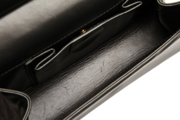 グッチ 001・2058 ブラック 黒 レザー ハンドバッグ GUCCI レディース 中古