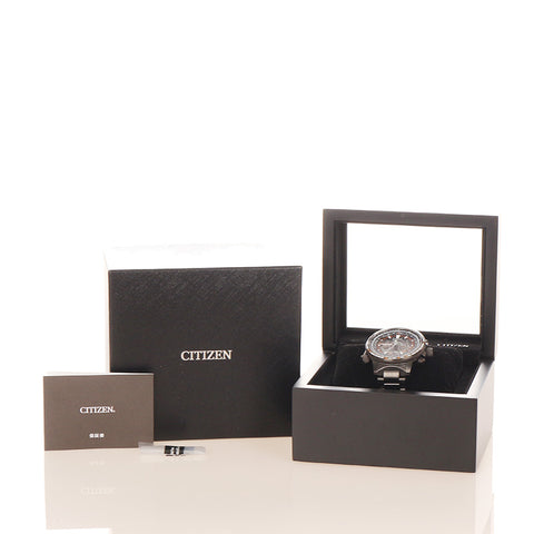 シチズン プロマスター エコドライブ 30周年記念モデル  CC7015-55E ブラック チタン 腕時計 メンズ CITIZEN 電波時計 ブラック文字盤 【中古】