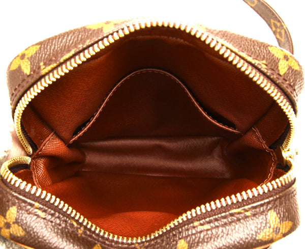 ルイ ヴィトン モノグラム アマゾン M45236 ブラウン PVC レザー 斜め掛け ショルダーバッグ ユニセックス LOUIS VUITTON 中古