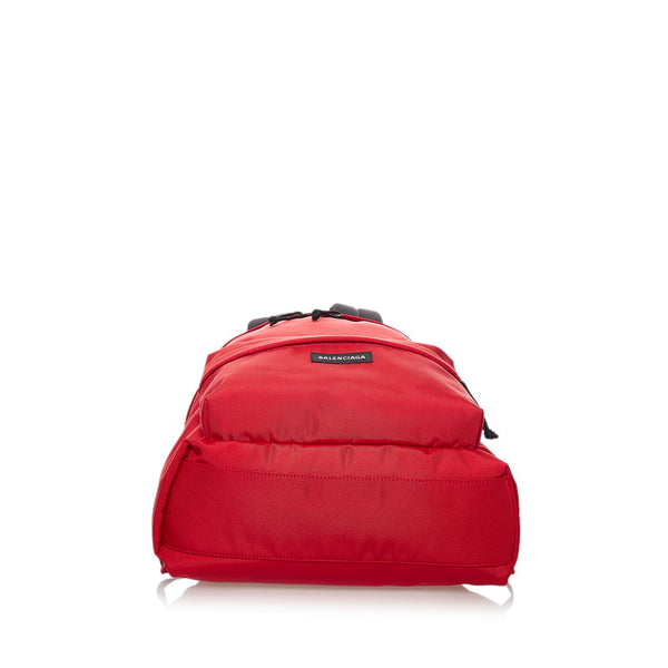 バレンシアガ エクスプローラー リュック・デイパック 503221 レッド ナイロン キャンバス メンズ BALENCIAGA 【中古】