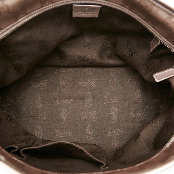 グッチ GGインプリメ トートバッグ 211138 メタリックピンク PVC レザー レディース GUCCI 【中古】