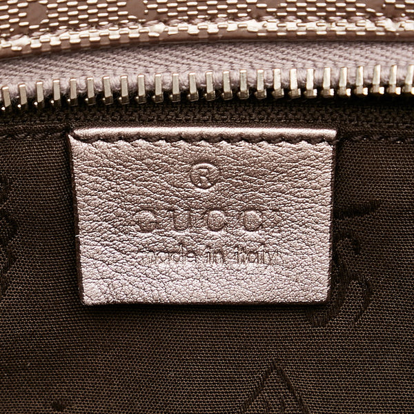 グッチ GGインプリメ トートバッグ 211138 メタリックピンク PVC レザー レディース GUCCI 【中古】