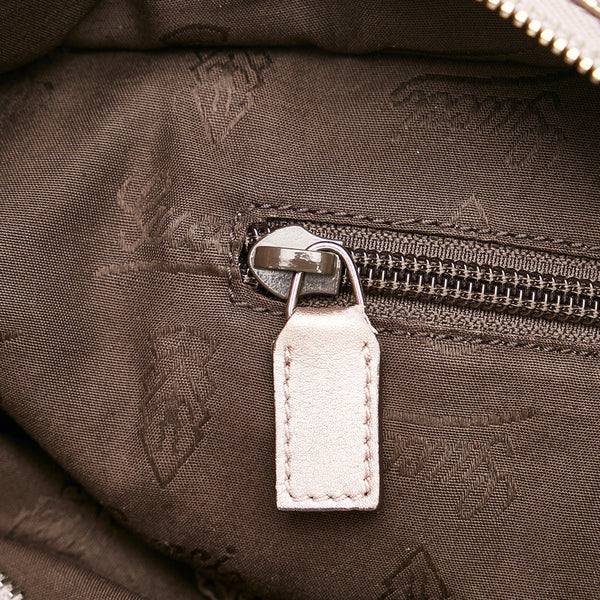 グッチ GGインプリメ トートバッグ 211138 メタリックピンク PVC レザー レディース GUCCI 【中古】