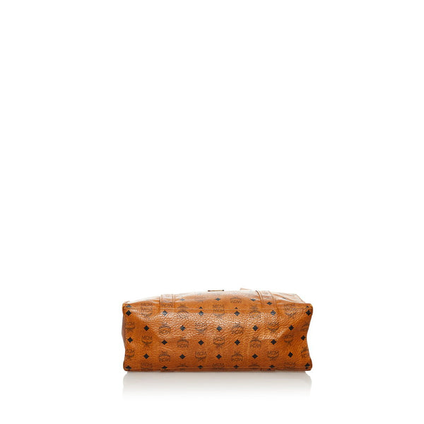 エム シー エム ヴィセトス トートバッグ ブラウン PVC レディース MCM 【中古】
