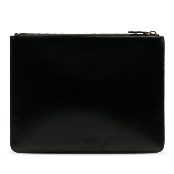 ジバンシー スタッズ クラッチバッグ セカンドバッグ ブラック ピンクゴールド レザー レディース Givenchy 【中古】