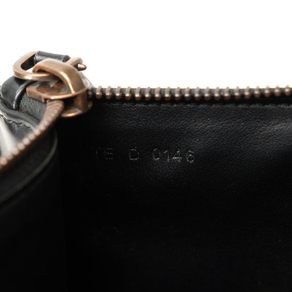 ジバンシー スタッズ クラッチバッグ セカンドバッグ ブラック ピンクゴールド レザー レディース Givenchy 【中古】