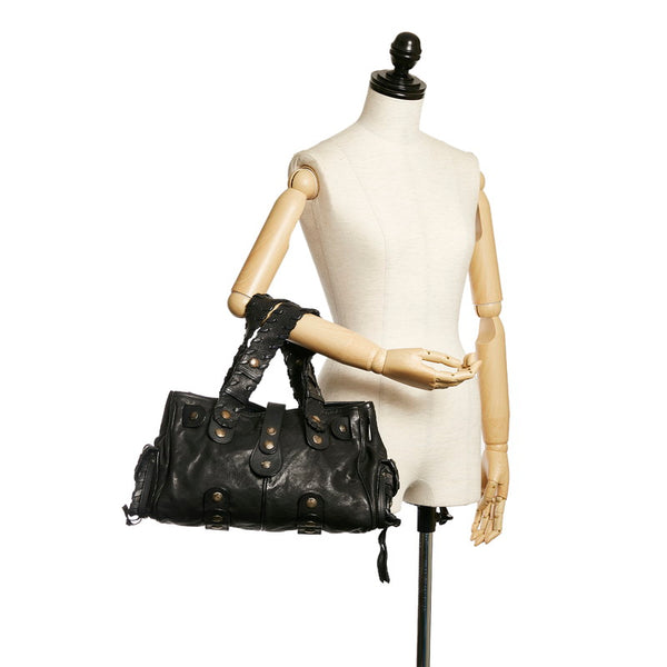 クロエ ハンドバッグ ブラック レザー レディース Chloe 【中古】