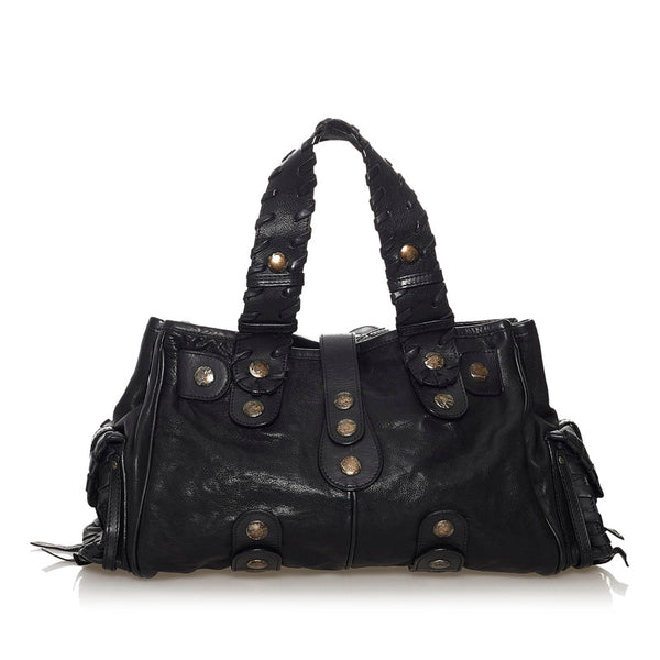 クロエ ハンドバッグ ブラック レザー レディース Chloe 【中古】