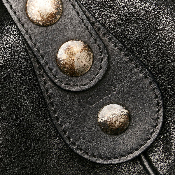 クロエ ハンドバッグ ブラック レザー レディース Chloe 【中古】