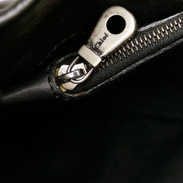 クロエ ハンドバッグ ブラック レザー レディース Chloe 【中古】