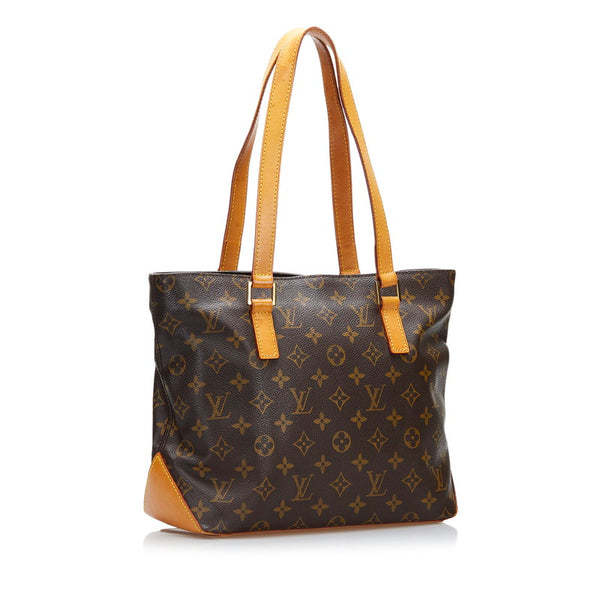 ルイ ヴィトン モノグラム カバピアノ トートバッグ M51148 ブラウン PVC レザー レディース LOUIS VUITTON 【中古】