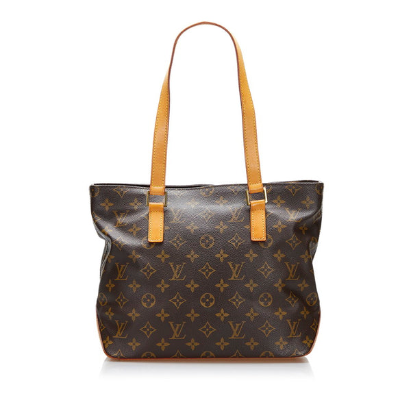 ルイ ヴィトン モノグラム カバピアノ トートバッグ M51148 ブラウン PVC レザー レディース LOUIS VUITTON 【中古】