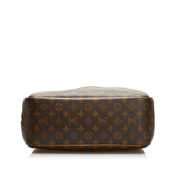 ルイ ヴィトン モノグラム ドーヴィル ハンドバッグ M47270 ブラウン PVC レザー レディース LOUIS VUITTON 【中古】